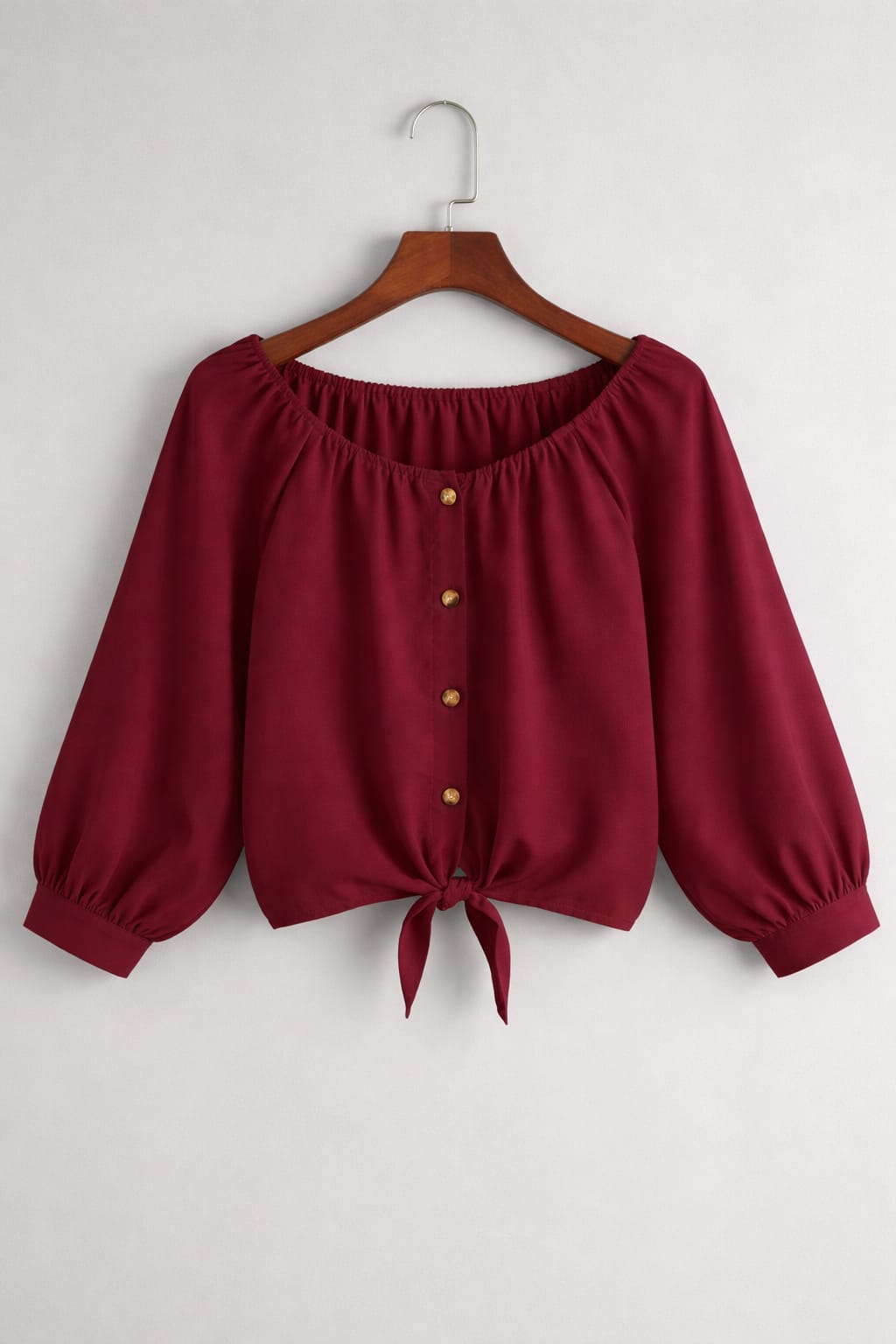 بلوزة كروب برباط